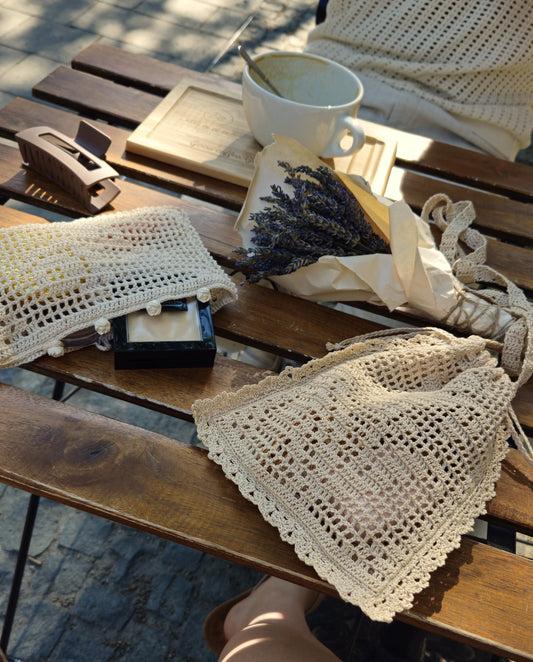 • ♡ Iris lace mini-bag ♡ •